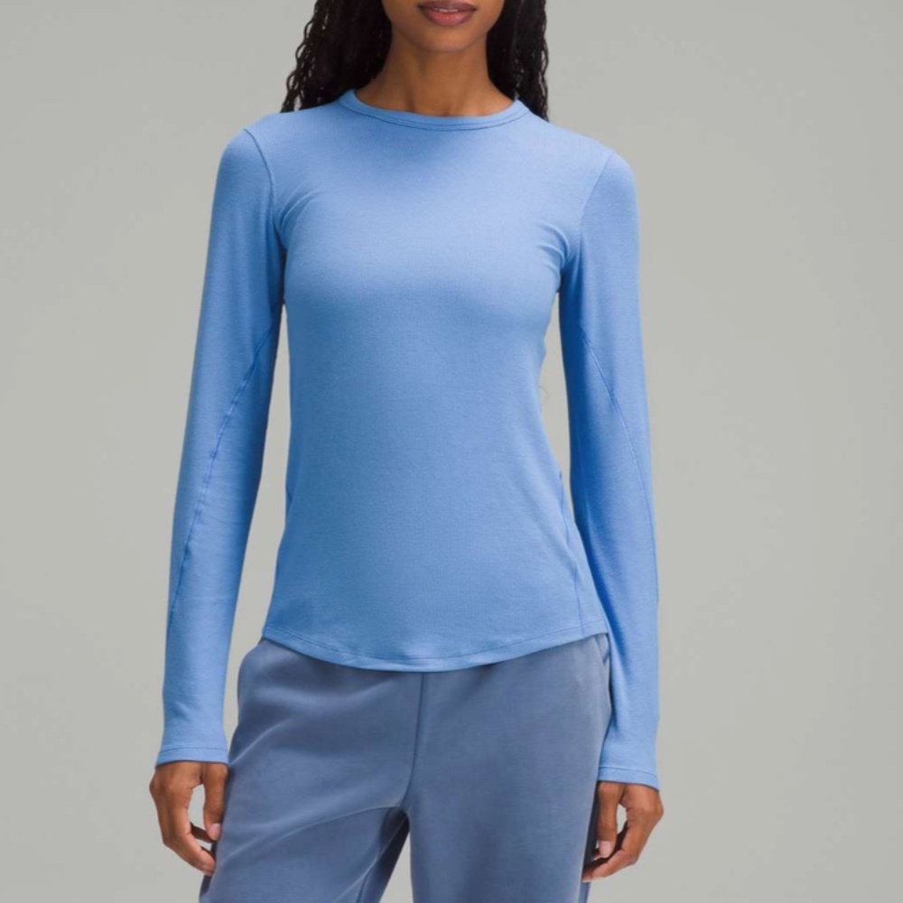Lululemon Hold Tight Long Sleeve Shirt - Blue